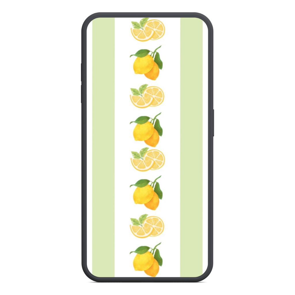 JUICY LEMON STRIPE WITH GREEN, Seamless Pattern, PNG, Backgrounds, Printable Digital Paper, POD