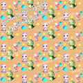 ADORABLE BABY DINOSAUR, Seamless Pattern, PNG, Backgrounds, Printable Digital Paper, POD (Copy)