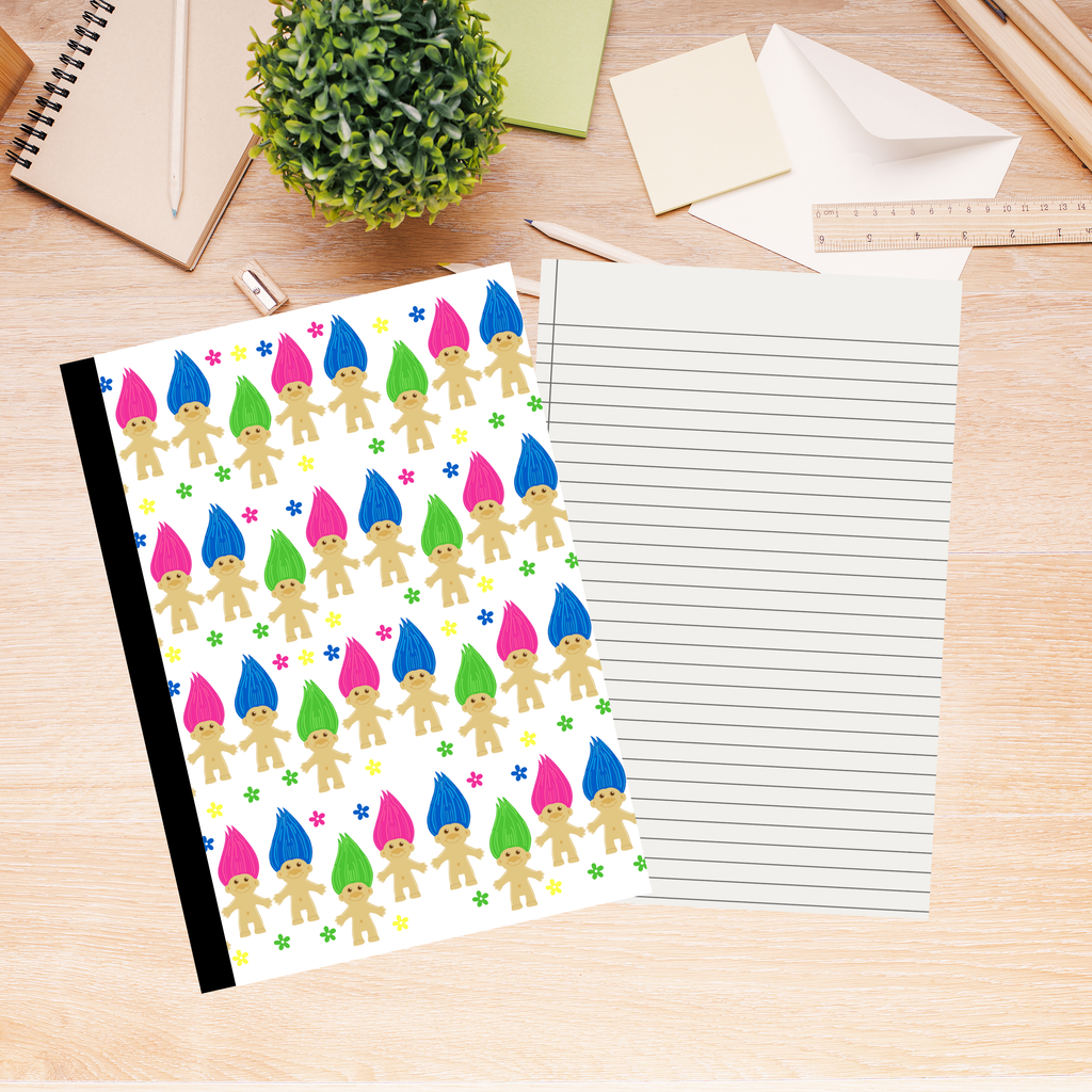 RETRO TROLL FRIENDS, Seamless Pattern PNG, Digital Print, PNG, Digital Paper, Fabric, Wallpaper POD (Copy)
