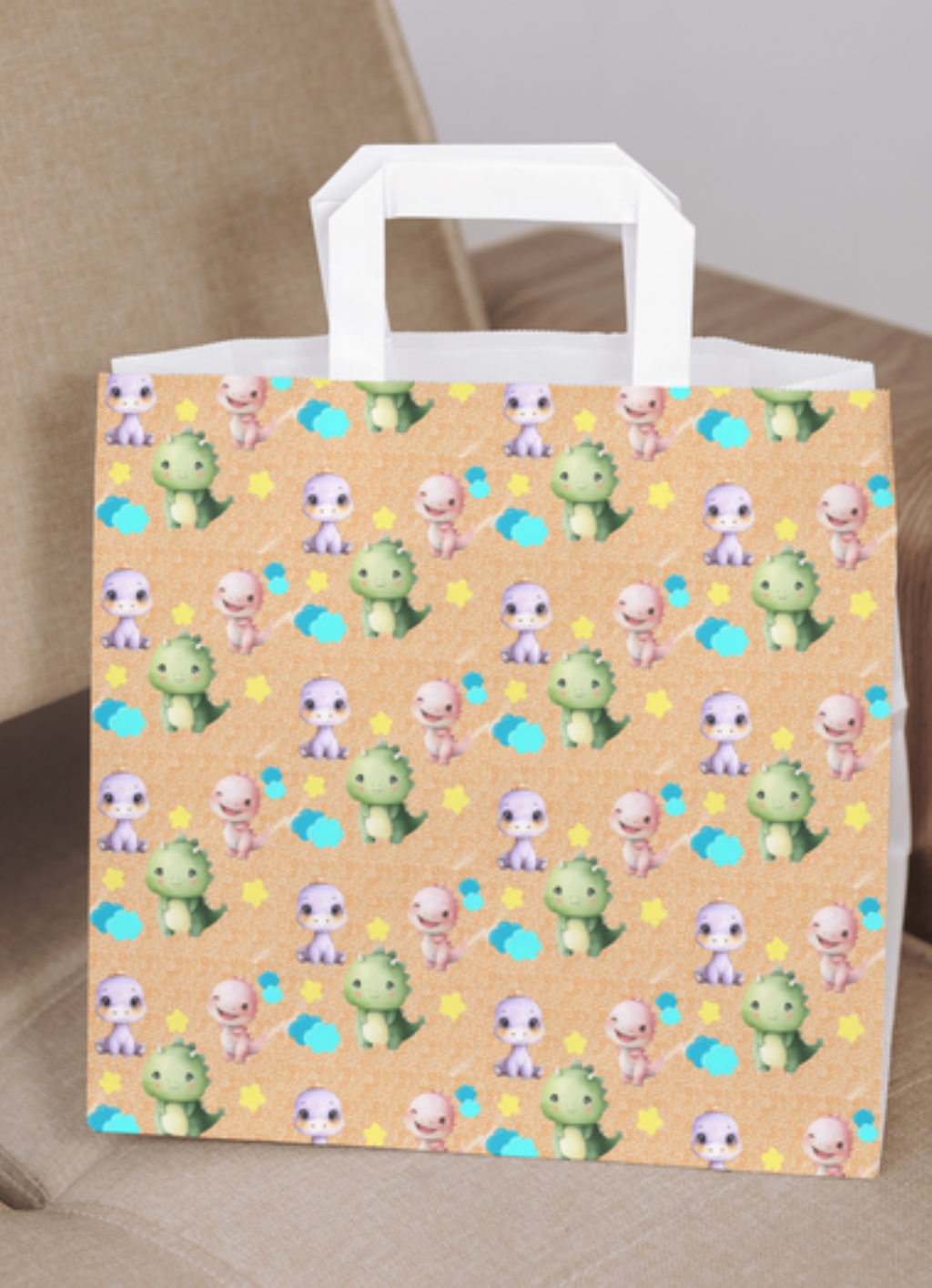 ADORABLE BABY DINOSAUR, Seamless Pattern, PNG, Backgrounds, Printable Digital Paper, POD (Copy)